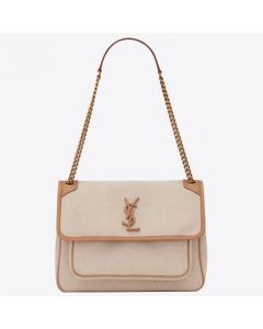 Saint Laurent Medium Niki Bag Cotton Canvas