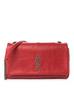 Saint Laurent Small Jamie Bag Red Patchwork Lambskin