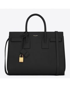 Saint Laurent Small Sac De Jour Bag Black Leather