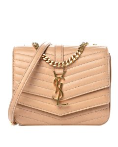 Saint Laurent Small Sulpice Bag Beige Matelasse Leather