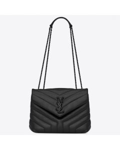 Saint Laurent So Black Loulou Small Shoulder Bag