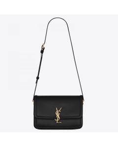 Saint Laurent Solferino Medium Bag Black Calfskin