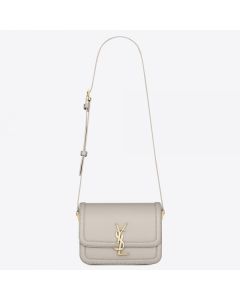 Saint Laurent Solferino Small Bag White Calfskin