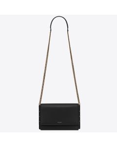 Saint Laurent Zoe Bag Black Calfskin