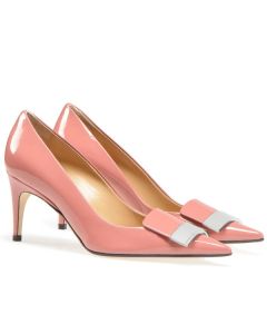 Sergio Rossi SR1 Pumps 75mm Pink Patent