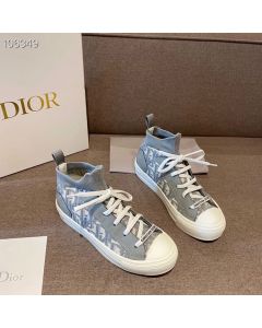 Walk'n'Dior Sneaker Gray Dior Oblique Technical Mesh